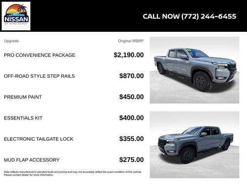 Boulder Gray Metallic 2025 Nissan Frontier PRO-4X