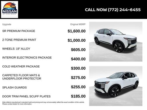 2t Wht Blk Roof 2026 Nissan Kicks SR