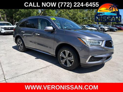 Gray 2018 Acura MDX 3.5L