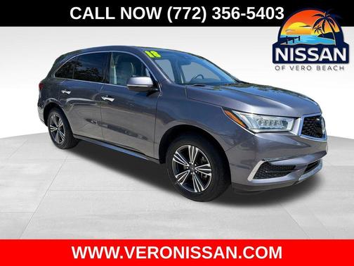 Gray 2018 Acura MDX 3.5L