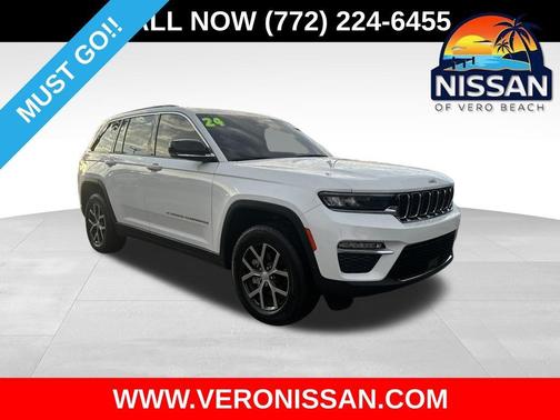 Bright White Clearcoat 2024 Jeep Grand Cherokee Limited