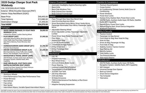2020 Dodge Charger Scat Pack