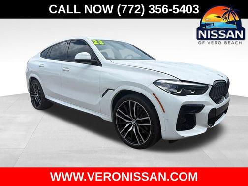 Alpine White 2023 BMW X6 xDrive40i