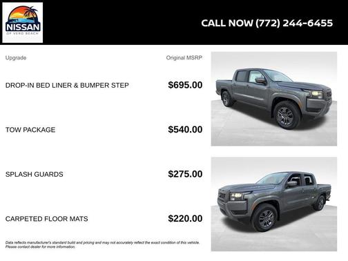 Gun Metallic 2026 Nissan Frontier SV