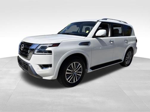 Aspen White 2024 Nissan Armada SL