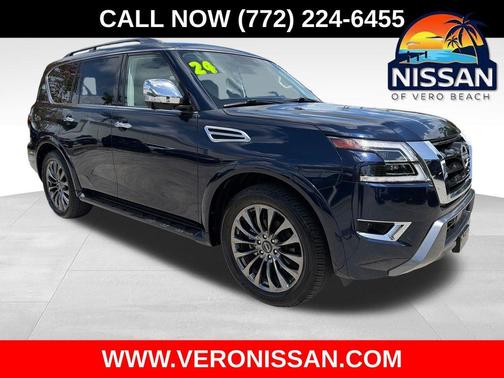 Blue Pearl 2024 Nissan Armada Platinum