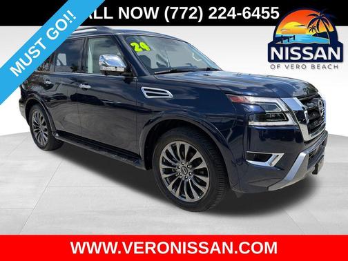 Blue Pearl 2024 Nissan Armada Platinum