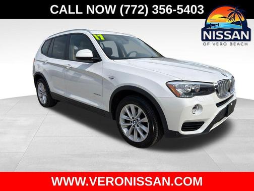 White Metallic 2017 BMW X3 xDrive28i