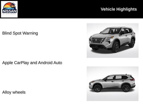 Brilliant Silver Metallic 2024 Nissan Rogue S
