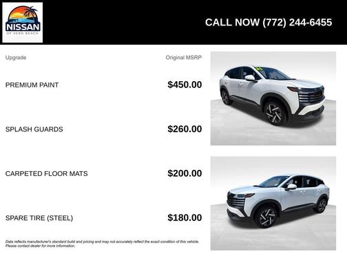 Aspen White Tri 2025 Nissan Kicks SV