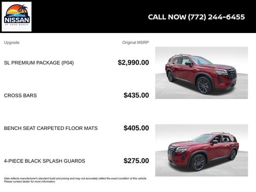Scarlet Ember 2026 Nissan Pathfinder SL