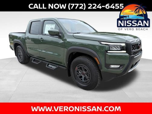 Green 2026 Nissan Frontier PRO-X