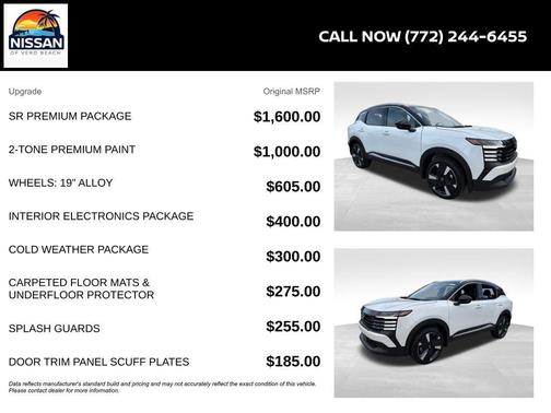 2t Wht Blk Roof 2026 Nissan Kicks SR