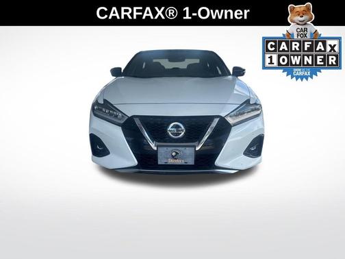 White 2019 Nissan Maxima 3.5 Platinum