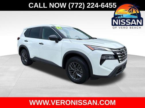 Glacier White 2024 Nissan Rogue S