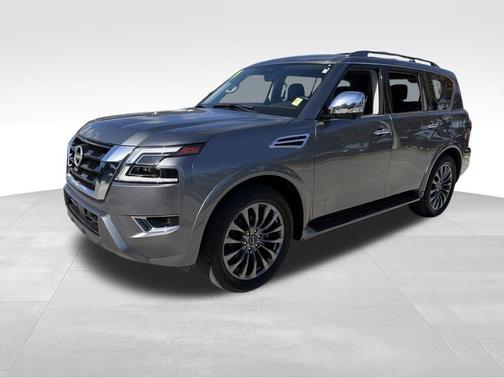 Gun Metallic 2024 Nissan Armada Platinum