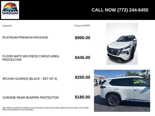 Everest White P 2024 Nissan Rogue Platinum