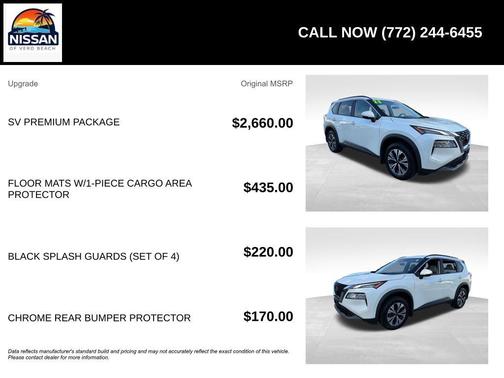 White 2023 Nissan Rogue SV