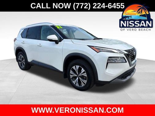 White 2021 Nissan Rogue SV