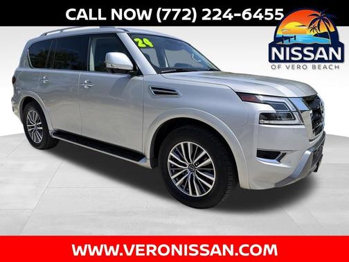 Brilliant Silver Metallic 2024 Nissan Armada SL