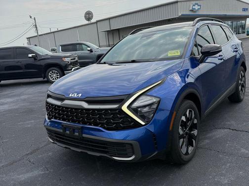 Sapphire Blue 2023 Kia Sportage X-Line