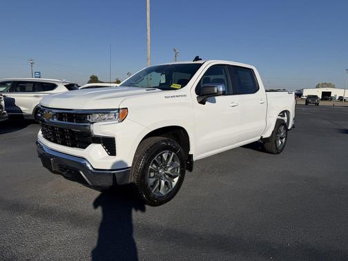 Summit White 2026 Chevrolet Silverado 1500 LT