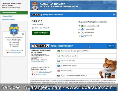 2022 Ford Bronco Sport Outer Banks