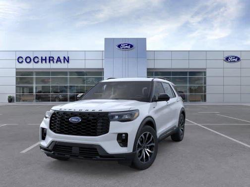 Space White Metallic 2026 Ford Explorer ST-Line