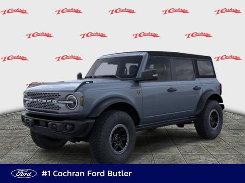 Azure Gray Metallic Tri-Coat 2025 Ford Bronco Badlands