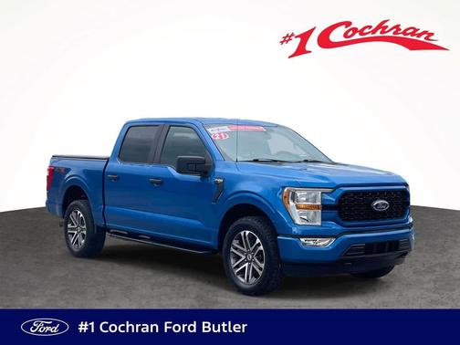 Velocity Blue Metallic 2021 Ford F-150 XL