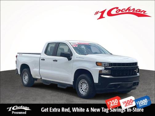 Summit White 2021 Chevrolet Silverado 1500 WT