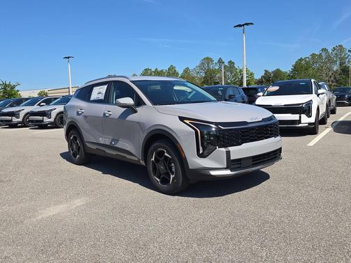 Gray 2026 Kia Sportage Hybrid EX