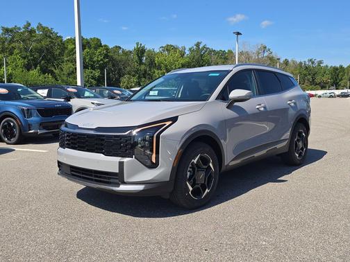 Gray 2026 Kia Sportage Hybrid EX