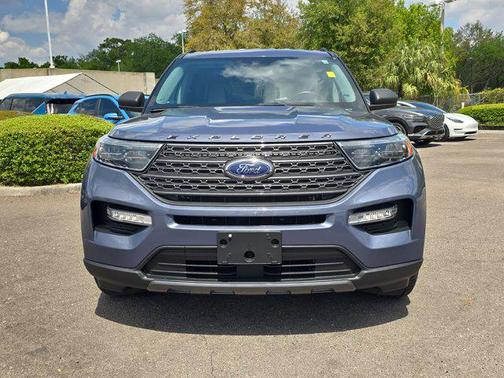 Infinite Blue Metallic Tinted Clearcoat 2021 Ford Explorer XLT