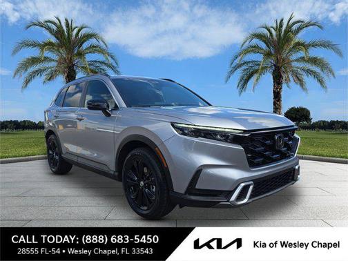 Lunar Silver Metallic 2024 Honda CR-V Hybrid Sport Touring AWD