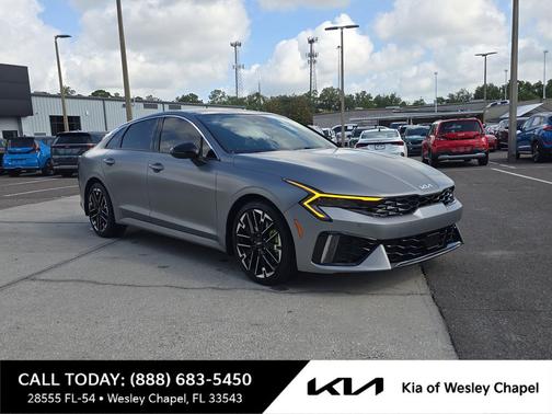 Steel Matte Gray 2025 Kia K5 GT