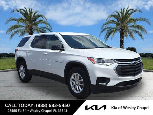 Summit White 2021 Chevrolet Traverse LS