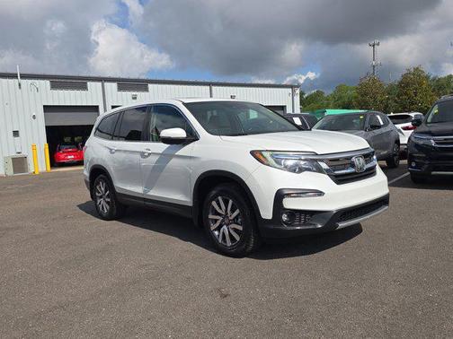 Platinum White Pearl 2020 Honda Pilot 2WD EX-L