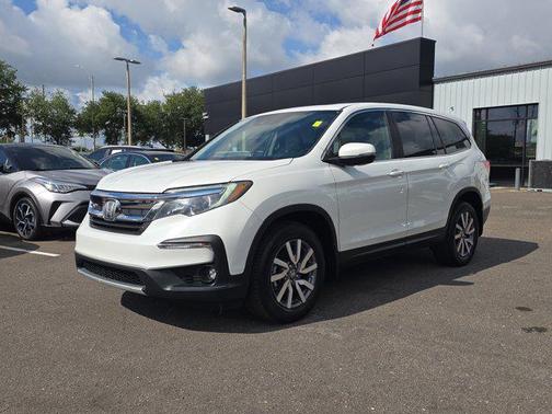 Platinum White Pearl 2020 Honda Pilot 2WD EX-L