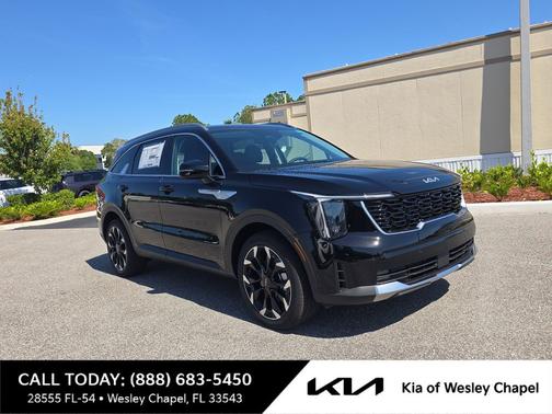 Ebony Black 2026 Kia Sorento EX