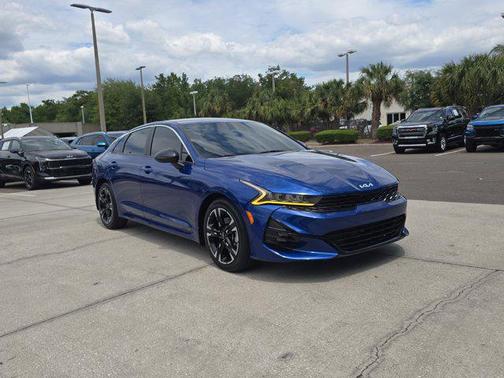 Sapphire Blue 2022 Kia K5 GT-Line
