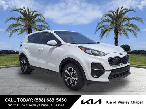 Clear White 2020 Kia Sportage LX