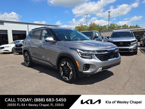 Steel Gray 2024 Kia Seltos SX Turbo