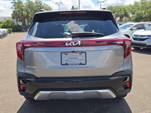 Steel Gray 2024 Kia Seltos SX Turbo