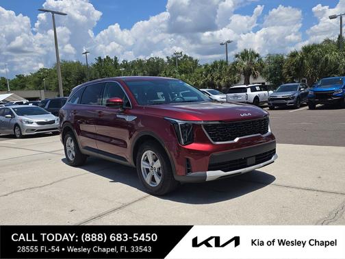 Dawning Red 2025 Kia Sorento LX