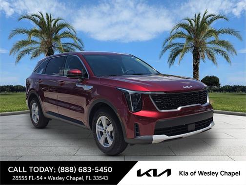 Dawning Red 2025 Kia Sorento LX