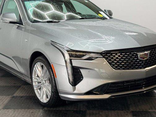 Argent Silver Metallic 2025 Cadillac CT4 Premium Luxury RWD