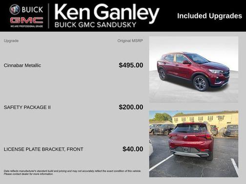 Cinnabar Metallic 2023 Buick Encore GX Select