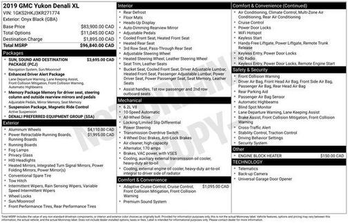 2019 GMC Yukon XL Denali