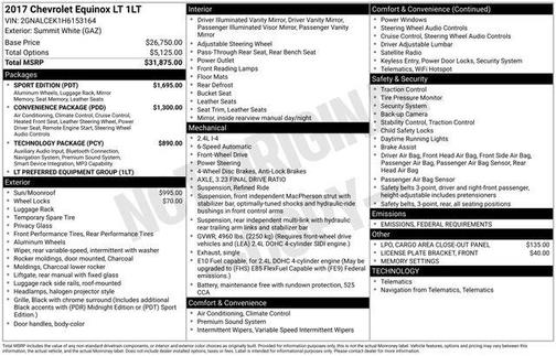 2017 Chevrolet Equinox 1LT